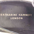 キャサリンハムネットロンドン KATHARINE HAMNETT LONDON パンチングレザー ロングノース スクエアトゥ 外羽根 ドレスシューズ メンズ M