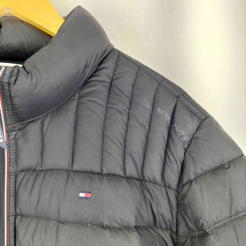 トミーヒルフィガー TOMMY HILFIGER ロゴ刺繍 ダウンジャケット メンズ JPN:L