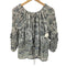 デニムアンドサプライラルフローレン DENIM&SUPPLY RALPH LAUREN 花柄 フリンジ コットン ブラウス レディース import:XS