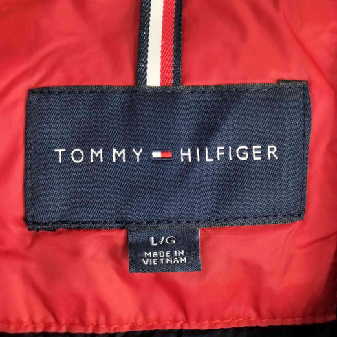 トミーヒルフィガー TOMMY HILFIGER PRIMALOFT プリマロフト ロゴパッチ中綿 ジップアップ ベスト レディース import:L