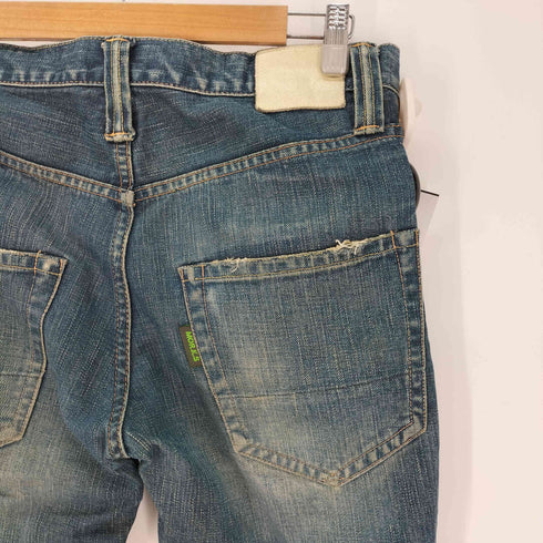 MOR.K.S ダメージ加工 リペアスキニーデニムパンツ メンズ JPN:2