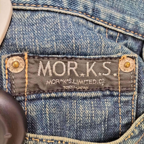 MOR.K.S ダメージ加工 リペアスキニーデニムパンツ メンズ JPN:2