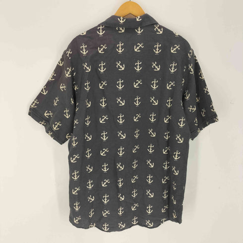 グッチ GUCCI 20SS 総柄 オーバーサイズ 半袖 リネンシャツ メンズ 46