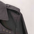 バーバリーブラックレーベル BURBERRY BLACK LABEL 裏地ノバチェック エポレット ガンフラップ付き ダブル ブラック バルマカーン ステンカラー コート メンズ import:M