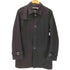 バーバリーブラックレーベル BURBERRY BLACK LABEL 裏地ノバチェック ガンフラップ付き ブラック バルマカーン ステンカラー コート メンズ import:L