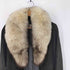 LEATHER MODE real fur リアルファー スウェード ロング コート レディース