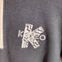 ケンゾーゴルフ KENZO GOLF 90S OLD 初期 総柄 スイッチング ハーフジップ ブラック ワッフル サーマル カットソー 裾ドローコード メンズ JPN:1