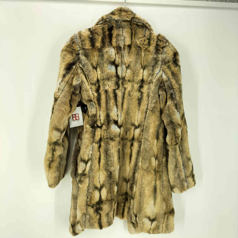 マックスアンドコー MAX&CO. MADE IN ITALY Leal Fur Long Coat イタリア製 リアル ファー ロング コート Y2K レディース