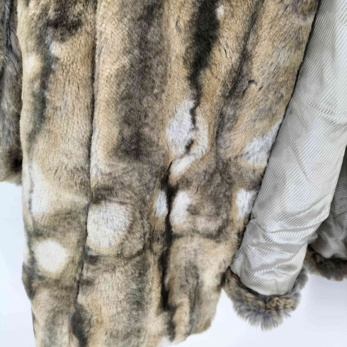 マックスアンドコー MAX&CO. MADE IN ITALY Leal Fur Long Coat イタリア製 リアル ファー ロング コート Y2K レディース