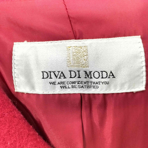 DIVA DI MODA ウール混 ステッチデザイン コート レディース FREE