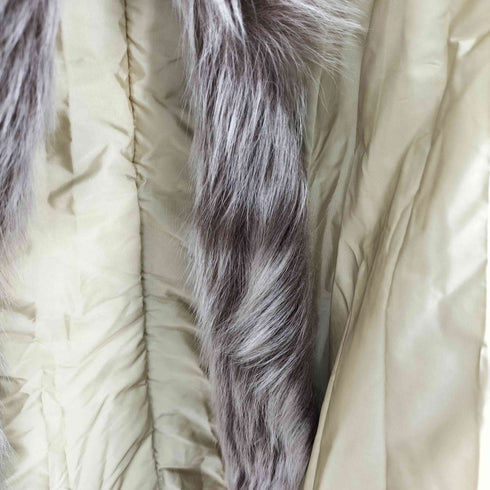 ERMANNO SCERVINO ファー ムートンレザー ナイロンジャケット レディース EUR:46