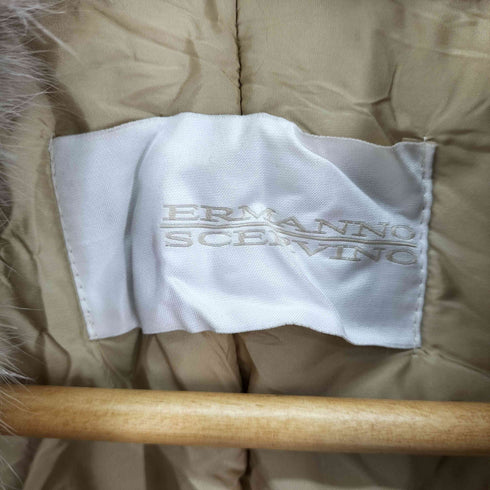 ERMANNO SCERVINO ファー ムートンレザー ナイロンジャケット レディース EUR:46