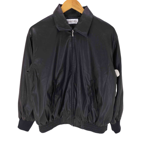スナイデル snidel フェイクレザー ジップアップジャケット レディース ONE SIZE