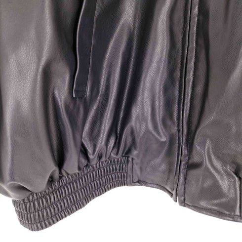 スナイデル snidel フェイクレザー ジップアップジャケット レディース ONE SIZE