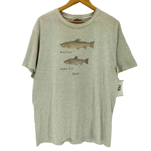 Brook Two Fish Logo S/S Tee 魚 フィッシュ プリント ボックス Tシャツ Environmental Protection 霜降り メンズ