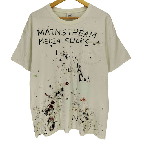 MAD SUCKY MADSAKI Mainstream Media Sucks Tee メンズ JPN:XL
