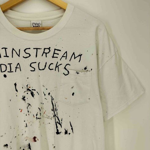 MAD SUCKY MADSAKI Mainstream Media Sucks Tee メンズ JPN:XL