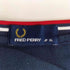 フレッドペリー FRED PERRY ロゴ刺繍 リブライン 鹿の子 ダブルジップ カーディガン メンズ import:XL