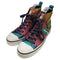 マークジェイコブス MARC JACOBS Cybercat High Top Sneakers レインボー パッチワーク ハイカット スニーカー レディース EUR:37