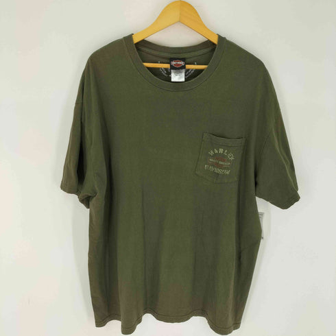 ハーレーダビッドソン HARLEY-DAVIDSON バックスカルプリント Tシャツ メンズ import:XXL