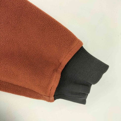 ディーゼル DIESEL S-TEDER ナイロン切替 フーデット フリースジャケット メンズ import:L