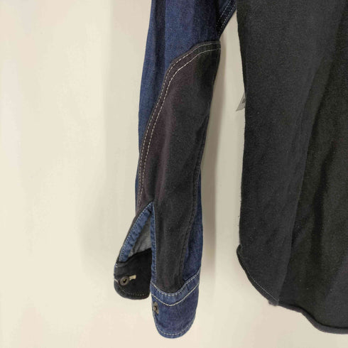 リー Lee コラボ デニム 切替 L/S シャツ メンズ JPN:S