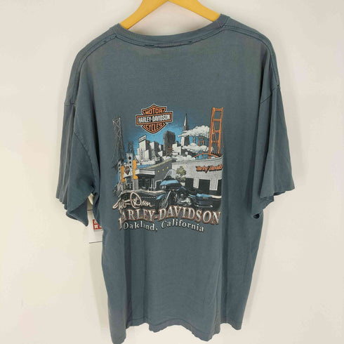 ハーレーダビッドソン HARLEY-DAVIDSON USA製 袖&裾シングルステッチ バックプリント Tシャツ メンズ import:XL