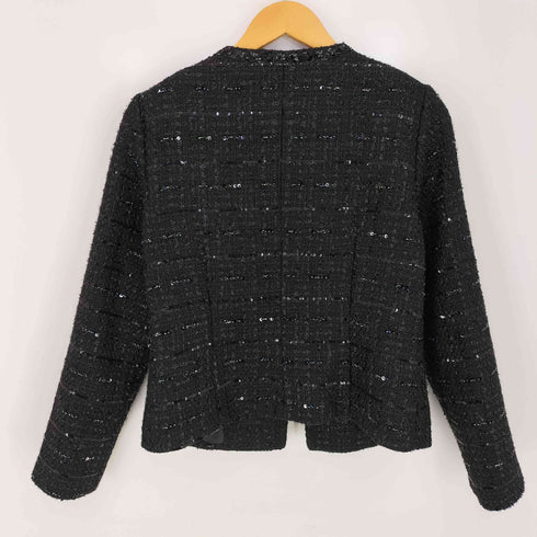 マダムジョコンダ MADAM JOCONDE ツイード ノーカラー ジャケット レディース JPN:40
