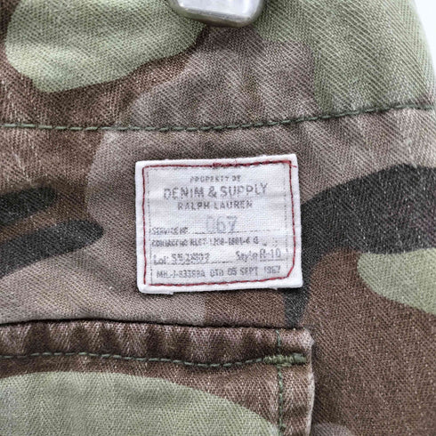 デニムアンドサプライラルフローレン DENIM&SUPPLY RALPH LAUREN デストロイ ダメージ 加工 カモ 迷彩 ベイカー パンツ Y2K メンズ 29×32