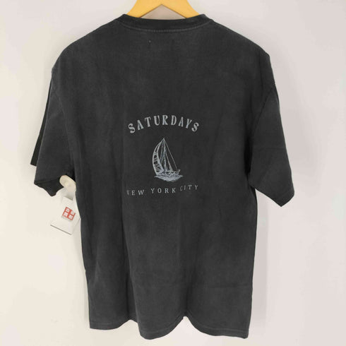 サタデーズニューヨークシティ Saturdays NYC Sailboat Relaxed SS Tee ヴィンテージ加工 メンズ import:S