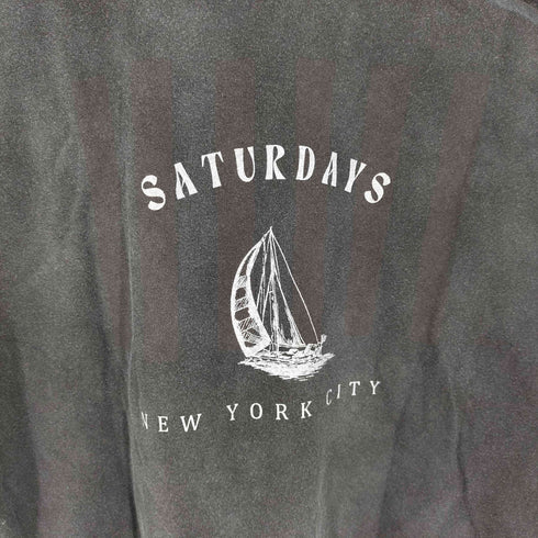 サタデーズニューヨークシティ Saturdays NYC Sailboat Relaxed SS Tee ヴィンテージ加工 メンズ import:S