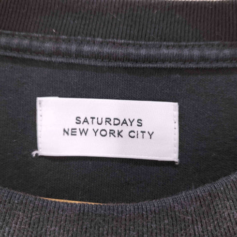 サタデーズニューヨークシティ Saturdays NYC Sailboat Relaxed SS Tee ヴィンテージ加工 メンズ import:S