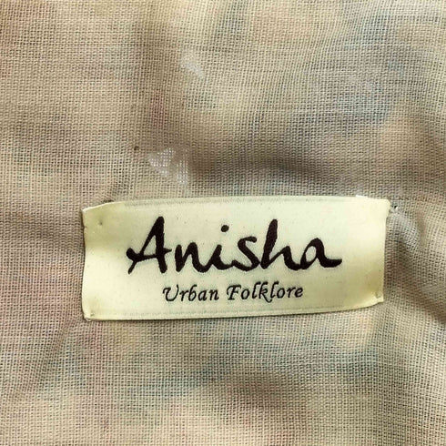 Anisha モロッコ製 花刺繍 かごバッグ レディース