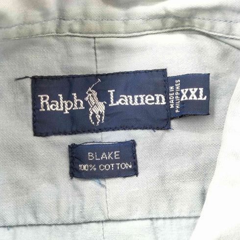 ラルフローレン RALPH LAUREN 90S スモールポニー刺繍 ロングスリーブ BDシャツ メンズ JPN:XXL