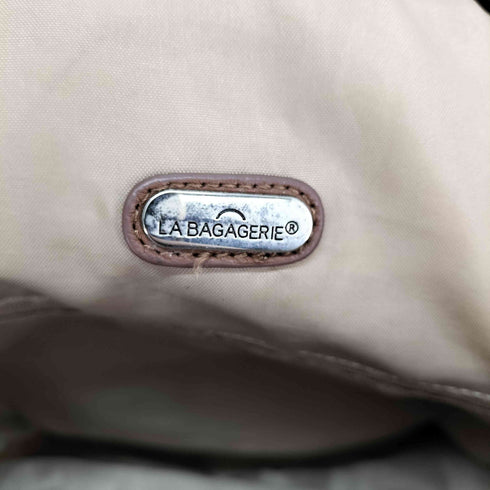 LA BAGAGERIE エナメル リュック レディース