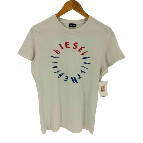 ディーゼル DIESEL ロゴプリント半袖Tシャツ メンズ M