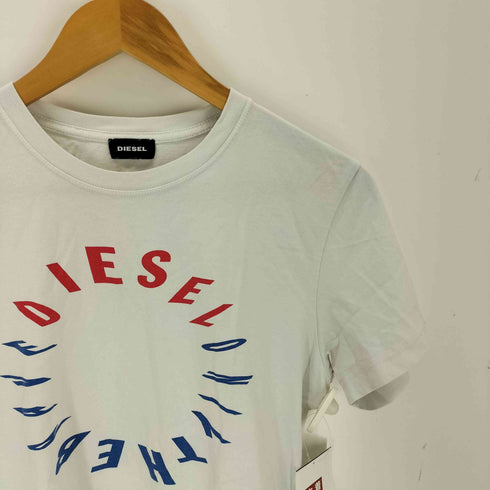 ディーゼル DIESEL ロゴプリント半袖Tシャツ メンズ M