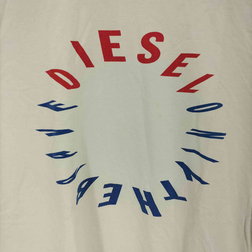 ディーゼル DIESEL ロゴプリント半袖Tシャツ メンズ M