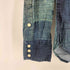 デニムアンドサプライラルフローレン DENIM&SUPPLY RALPH LAUREN パッチワーク デニム 転写 ウエスタン シャツ メンズ import:XS