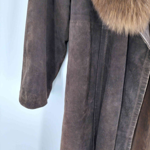 ジャジャ JHA-JHA real fur リアルファー リアルレザー コート レディース JPN:13号
