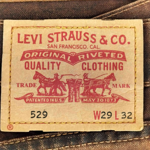 リーバイス Levis 529 コーティング加工 ブーツカットデニムパンツ メンズ W29 L32