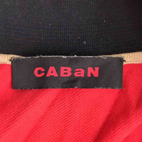 キャバン CABaN COTTON SKIPPER POLO SHIRT コットン スキッパー ポロ シャツ メンズ import:L