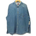 トミージーンズ tommy jeans 90s ロゴ刺繍 ボタンダウン 長袖 デニムシャツ メンズ import:XL