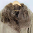 real fur 裏地リアルファー スウェード コート レディース