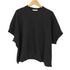 quaranciel 26SS 洗濯機可能 ライト ポンチ ハーフスリーブ ドロスト ルーズ TEE レディース FREE