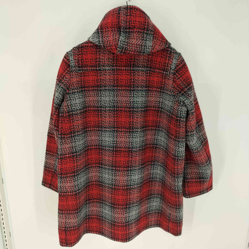 アンドラブマサミサトミ &love MASAMI SATOMI チェック柄 フード付 ダッフルコート レディース JPN:XL