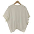 quaranciel 26SS 洗濯機可能 ライト ポンチ ハーフスリーブ ドロスト ルーズ TEE レディース FREE