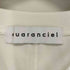 quaranciel 26SS 洗濯機可能 ライト ポンチ ハーフスリーブ ドロスト ルーズ TEE レディース FREE