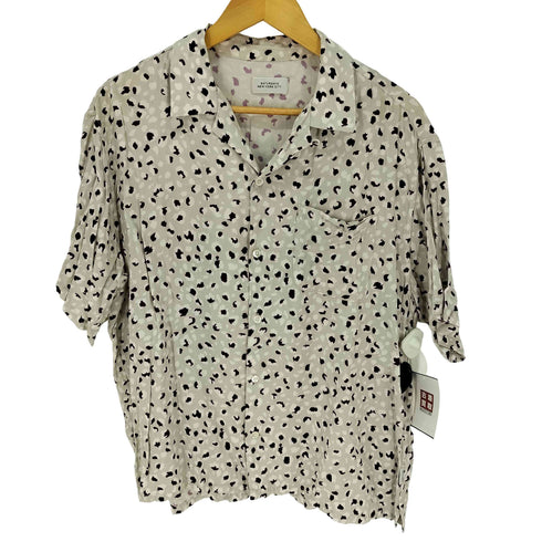 サタデーズニューヨークシティ Saturdays NYC Canty Leopard SS Shirt レオパード オープンカラー 半袖シャツ メンズ JPN:S
