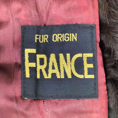 FOR ORIGIN FRANCE real fur リアルファー ジャケット レディース